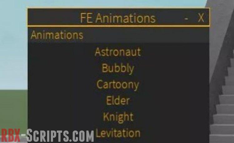 FE Walk Animations Script