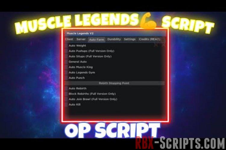MUSCLE LEGENDS - SCRIPT ARCEUS X - RBX-Scripts