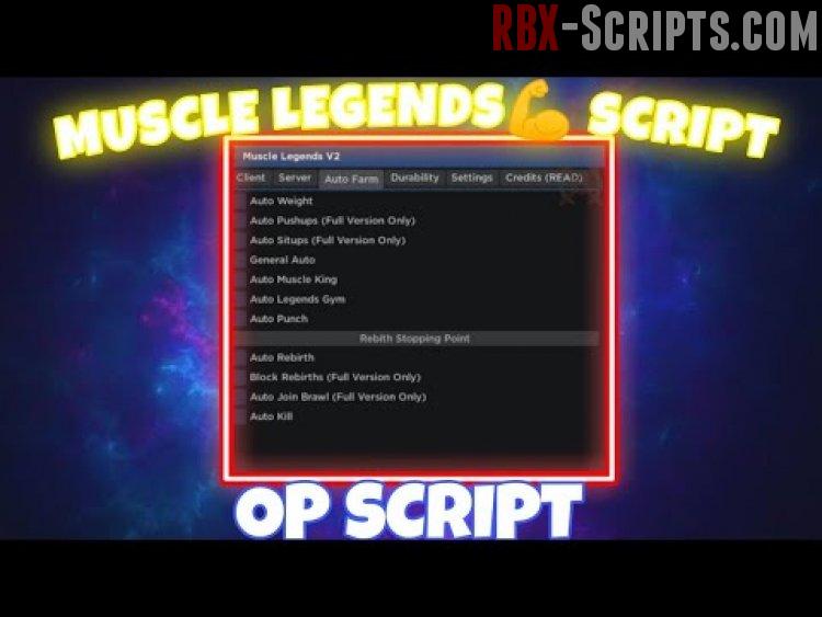 MUSCLE LEGENDS – ScriptPastebin